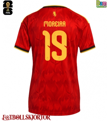 Belgien Diego Moreira #19 Hemmatröja Dam VM 2026 Kortärmad